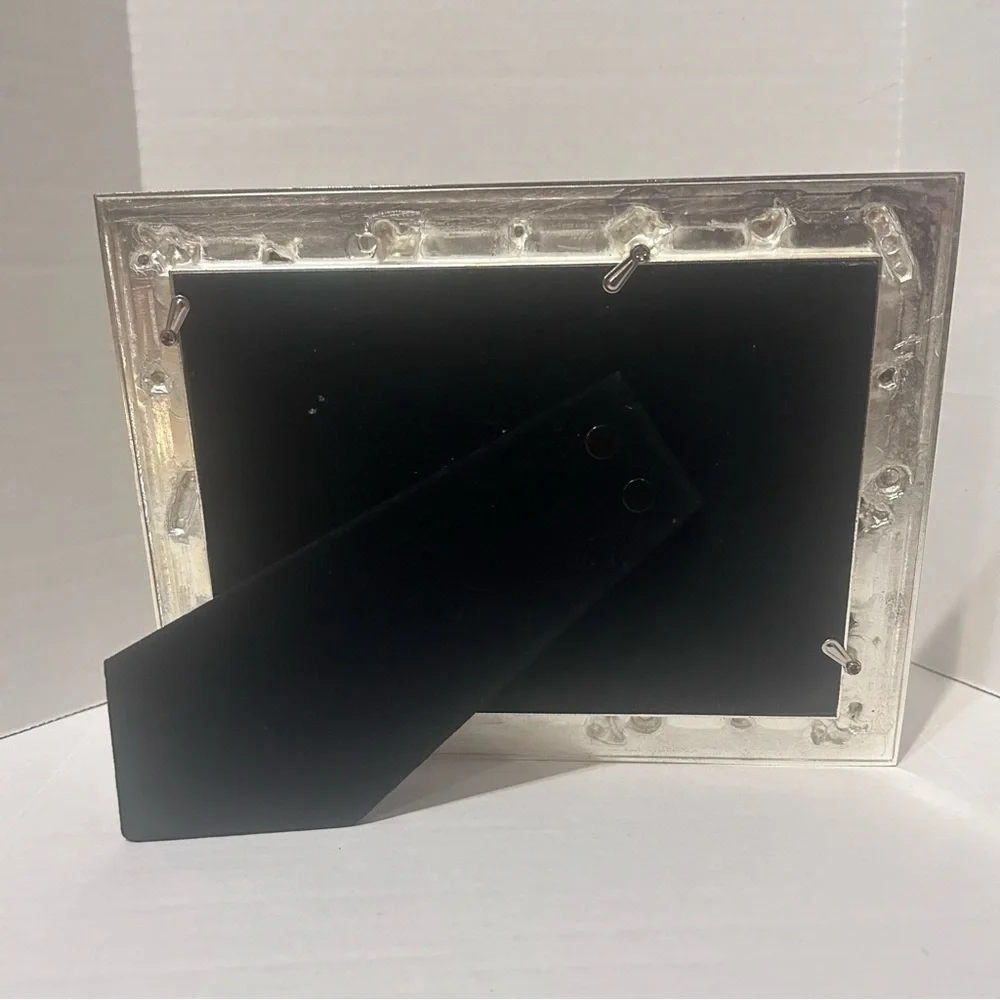 Decor Essentials Enamel Embossed Unisex Baby Picture Frame 4 Photos Nursery